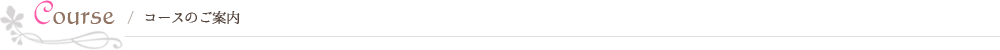 コースのご案内